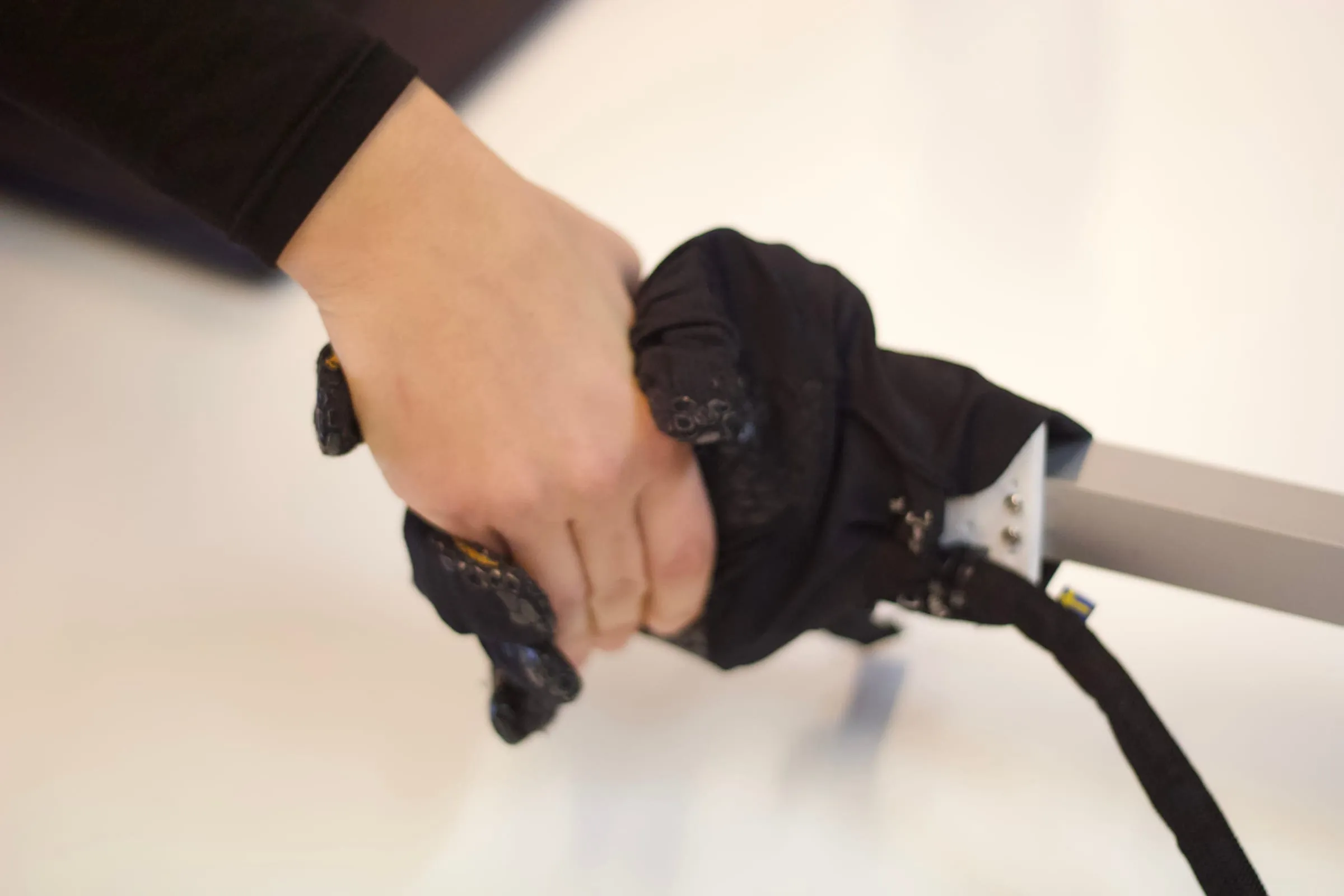 A handshake with the soft hand